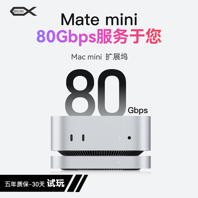 Zero Moment Mate Mini High-Speed 80Gpbs Mac Mini Docking Station Hard Drive Enclosure Expansion Capacity 16Tb Zero Moment Mate Mini High-Speed 80Gpbs Mac Mini Docking Station Hard Drive Enclosure Expansion Capacity 16Tb