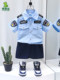 Children's police uniform suit, boy police officer uniform, small traffic police uniform, role-playing police officer costume, National Day performance costume