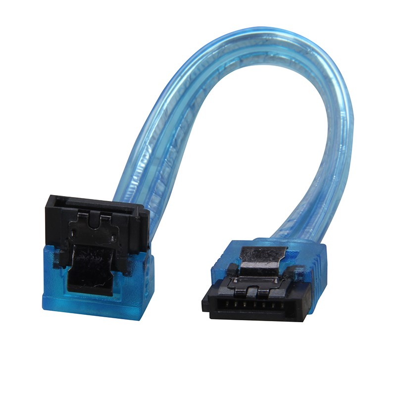6inch 180 to 90 degree 6Gb s SATA3 Serial ATA DATA cable wit