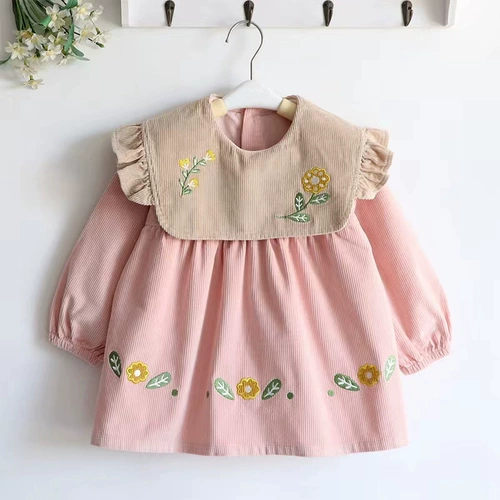 Демисезонный детский водонепроницаемый нагрудник для раннего возраста для девочек для принцессы, в западном стиле