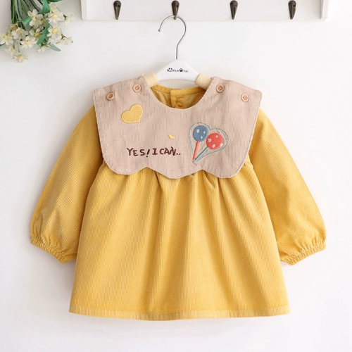 Демисезонный детский водонепроницаемый нагрудник для раннего возраста для девочек для принцессы, в западном стиле