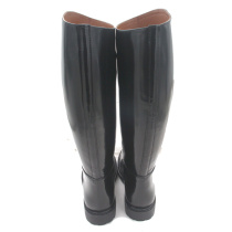 High-end equestrian riding boots motorcycle boots large-tooth thick-soled round-head riding boots Spanish riding boots bright leather hard tube full cowhide custom made