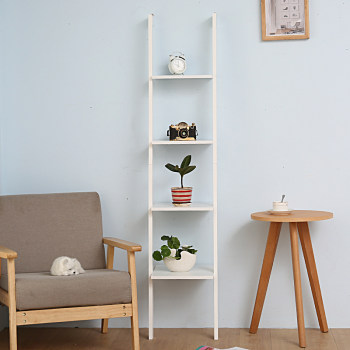 Clearance bookshelf flooring simple household retro storage rack nordic corner storage rack decorative storage rack