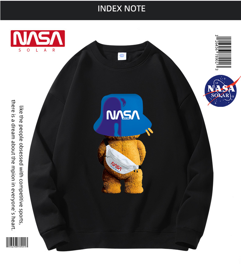 NASA秋款潮牌情侣卫衣 图8