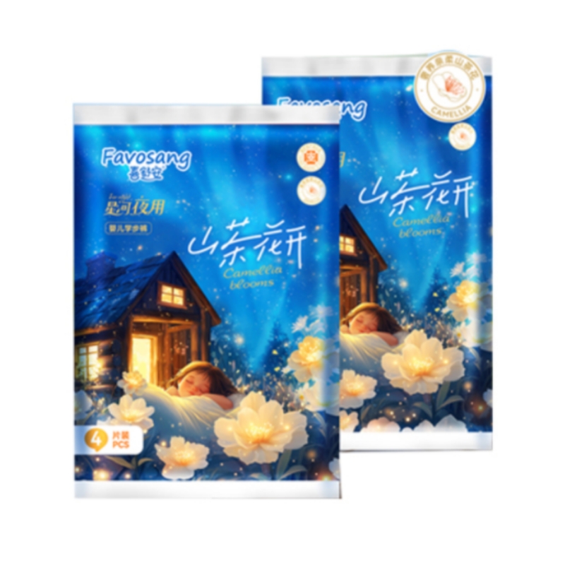 天猫U先喜舒安山茶花拉拉裤4xl夜用大吸量医护级婴儿纸尿裤试用装