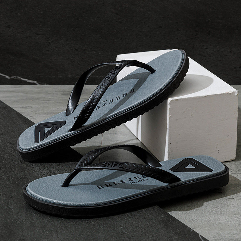 BNFG high-end flip-flops men's slippers casual summer non-slip deodorant couple outdoor beach flip-flops for women - Taobao
