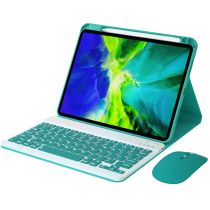 New ipad Bluetooth keyboard protective sleeve with pen slot applicable 2021pro11 inch 2020 apple 8 fruit 9 generation flat 4air5 magnetic suction shell 10 2 external connection 3 wireless mouse suit