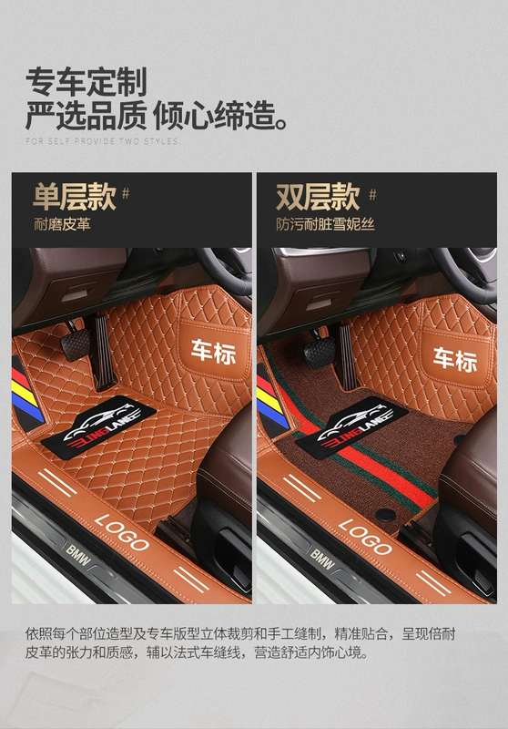 thảm oto Dongfeng phổ biến SX6 T5 T5L Jingyi X5 X3 X6 s50 XV chuyên dụng bao quanh thảm xe thảm lót sàn ô tô bằng nhựa