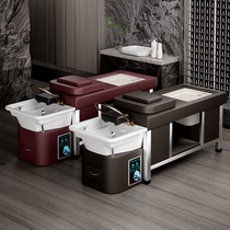 Thai-style shampoo bed foot therapy water circulation fumigation all-in-one foot bath beauty salon hair salon special foot bath bed