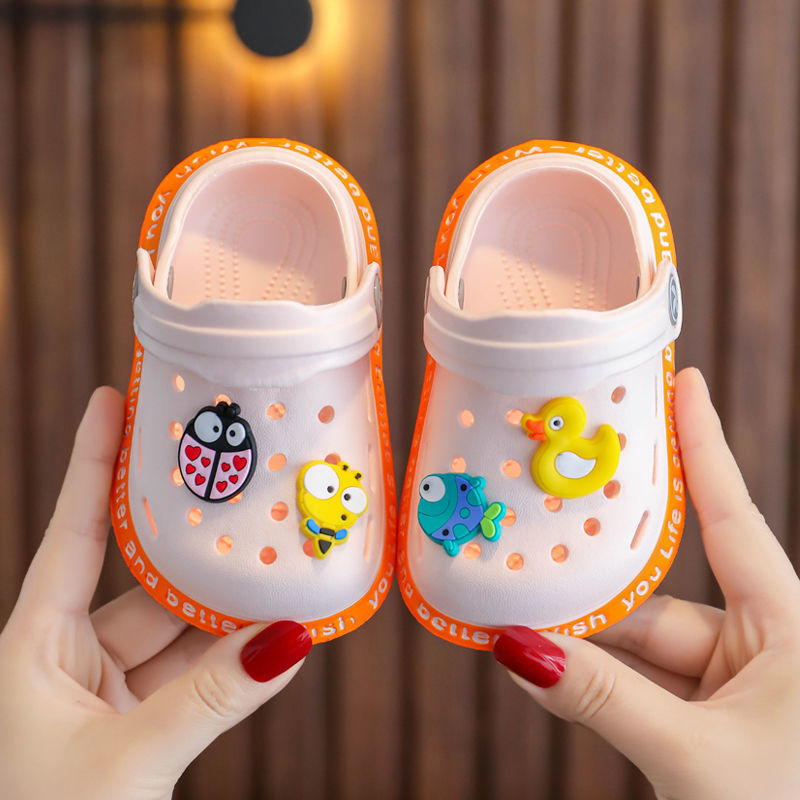 Slippers summer girls children beanie sandals princess indoor soft bottom non-slip boy baby Baotou sandals sandals