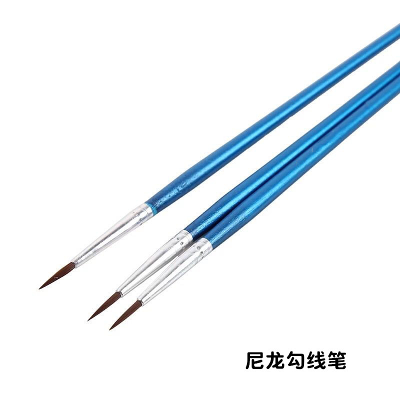 Nylon hook line pen seal engraving stone Flower branch pretty book French painter pen Gouache watercolor hook edge line pen