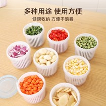 Portable double layer can be superimposed with household seal ginger shallot garlic drain box refreshing containing box tt