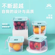 () Refrigerator storage box Refreshing Box Kitchen storage Six only clothes factory Straight hair tt