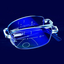 German technology reading glasses for middle-aged and elderly high-definition men and women fashion antenna telescopic folding anti-blue light reading glasses