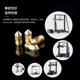 Chuangxiang 3D printer nozzle 0.4mm ທອງເຫລືອງ nozzle print head 1.75mm universal MK8 tip accessories