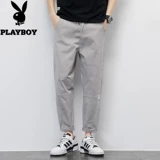 Playboy, демисезонные штаны, хлопковая черная униформа медсестры, свободный прямой крой