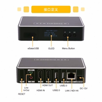 h265 hdmi encoder NDI encoder srt rtsp iptv computer monitoring to Hikvision video recorder