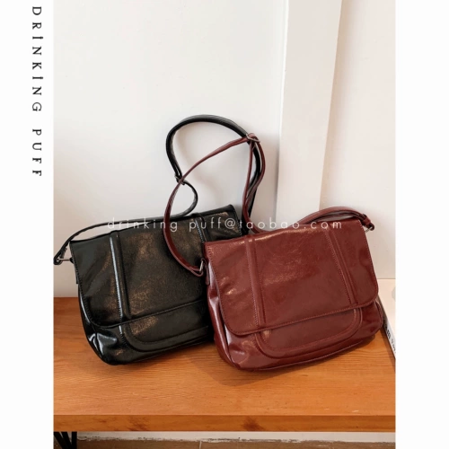 Универсальная ретро демисезонная сумка на одно плечо