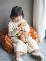 Girls sweater suit 2022 spring and autumn new foreign style net red fashionable winter high-end baby girl two-piece set