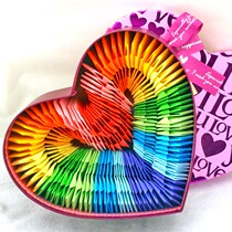 100 colored handmade Origami Love laminated Love Gift Box Set Materials () Valentines Day Gift