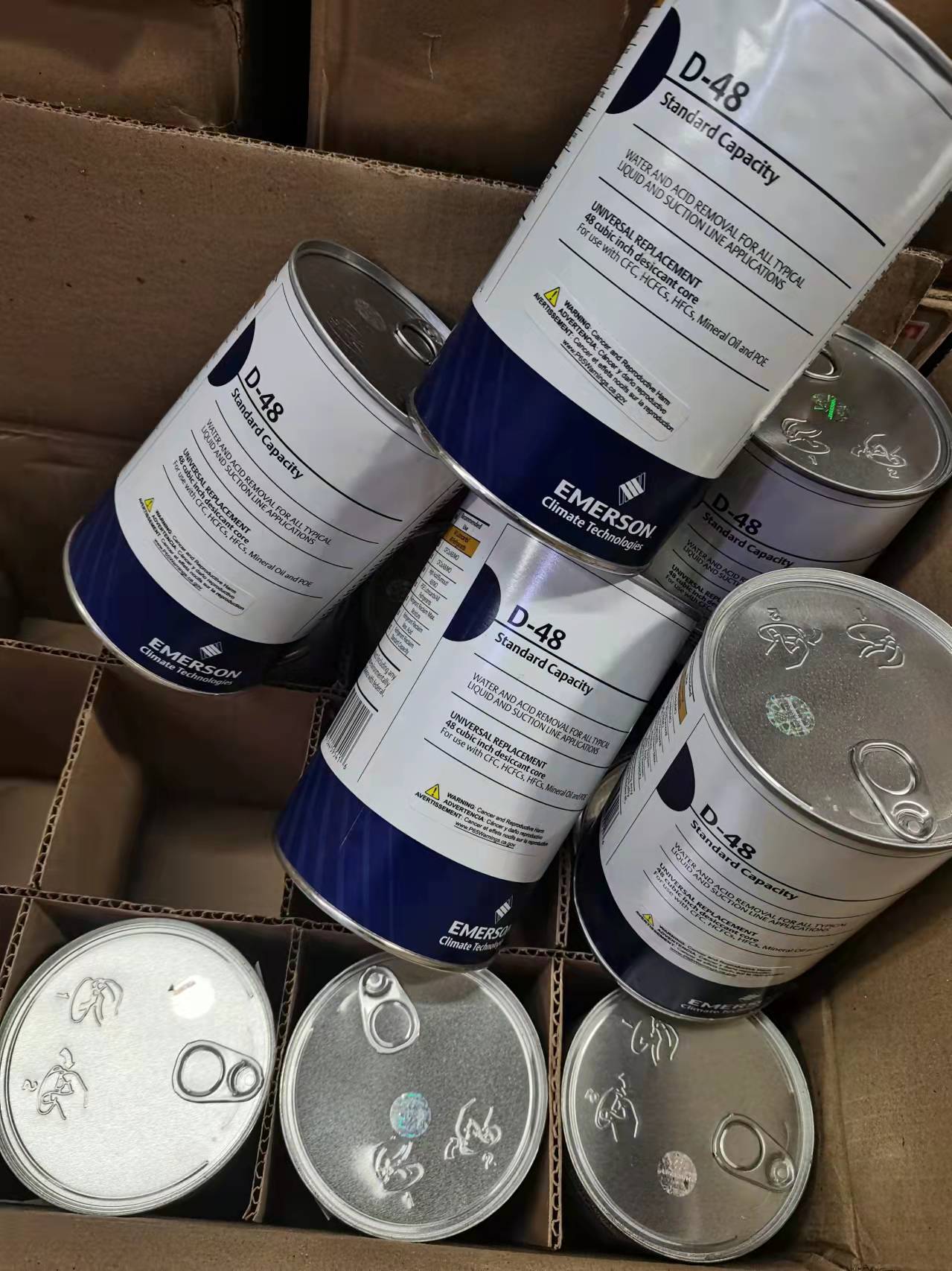 Emerson drying filter core D-48 cold storage refrigeration equipment 100SF central air-conditioning back vapor filter core H-48