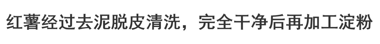 正宗山东特产培杨红薯粉2000g