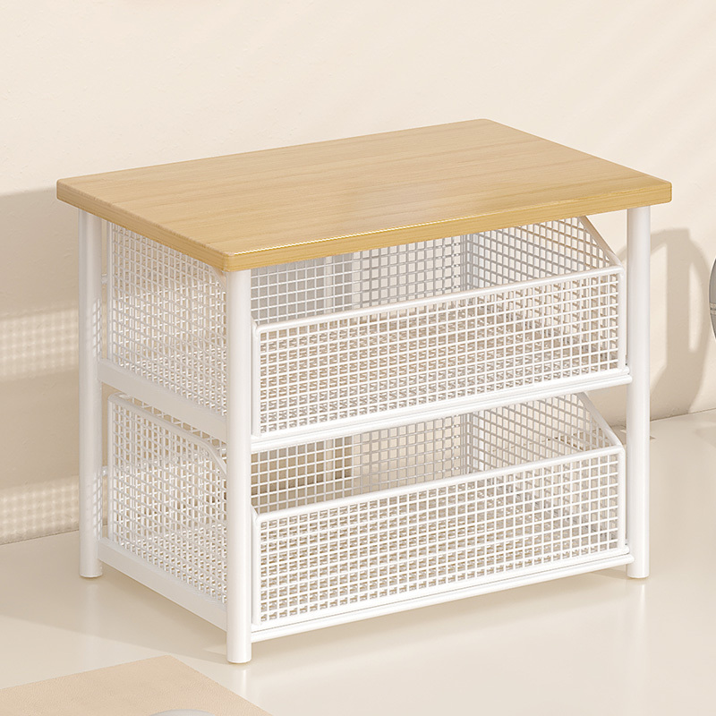 Desk Storage Rack, Multifunctional Desktop Printer and Copier Storage Cabinet, Height-Increasing Organizer for Office Desk