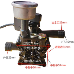 Black Cat Household Cleaning Machine Pump Head Assembly Original Car Washing Machine Copper-Plated Pump Head Cleaning Machine Pressure Regulating Pump Head Accessories