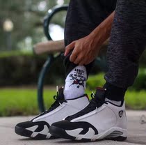 air jordan 14 black tor a j14 black and white Panda 487471-102