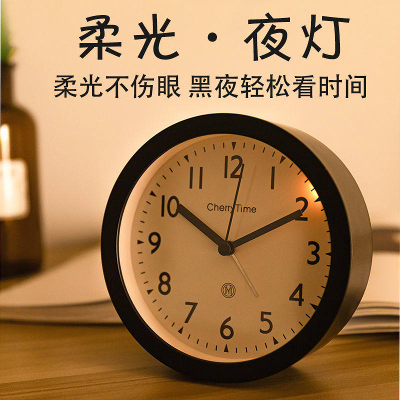 Clock Pendulum Desktop Living Room Seat Bell Retro Creative Small Pendulum minimalist electronic clock Desktop bracket Fashion quartz clock