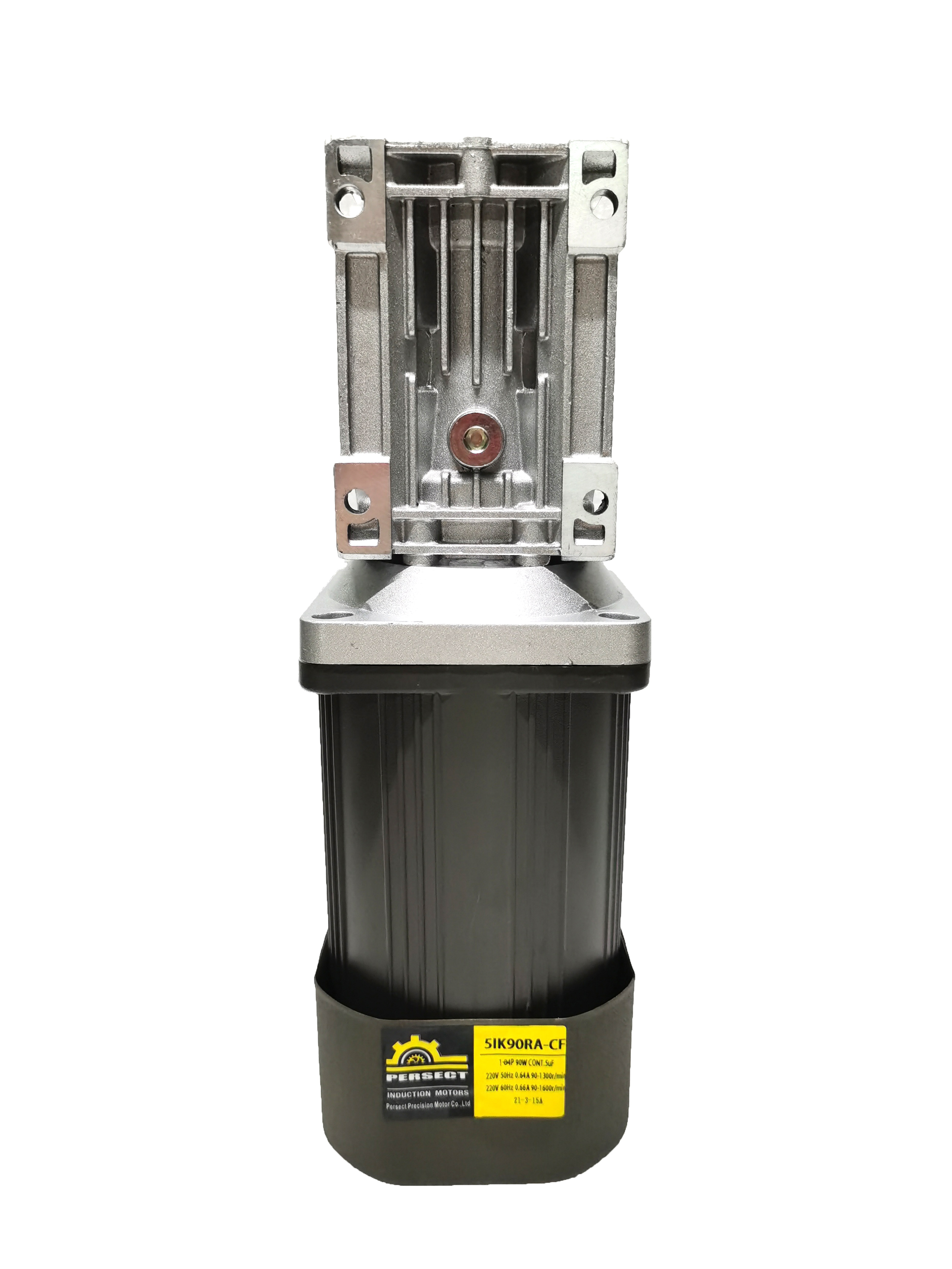 200W throttle motor fit RV40 reducer 90 degrees out of shaft aluminum alloy hollow worm wheel worm reducer