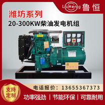 Weifang diesel generator set 20 50 100 300kw generator set