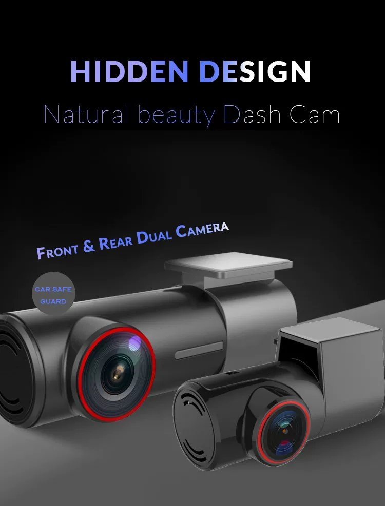 Такая же камера U700 Dash Cam передняя, чтобы поддерживать Wi-Fi 2K 1080p, DVR C