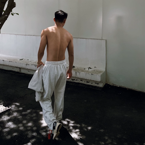 Весенние однотонные штаны, повседневные брюки с молнией, в американском стиле, оверсайз