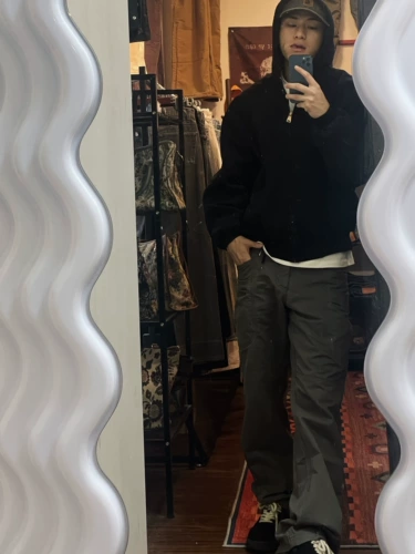 Трехмерные цветные весенние ретро штаны, приталенный комбинезон, в американском стиле, свободный прямой крой, изысканный стиль