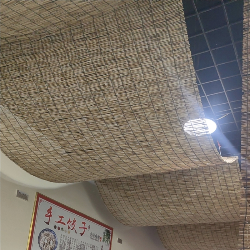 Reed Curtains for Wall and Ceiling Decoration, Large Grass Curtains, Sunshade Outdoor Pavilion Room Curtains, Study Room Exterior Decoration Reed Curtains for Wall and Ceiling Decoration, Large Grass Curtains, Sunshade Outdoor Pavilion Room Curtains, Study Room Exterior Decoration