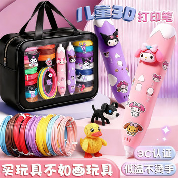 3D Printing Pen for Kidsren, Three-Dimensional Painting Pen, Girls' Toy, 3D Printer Pen, Birthday Gift for Girls 6