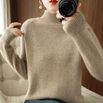 Sweater womens 2024 autumn and winter new long-sleeved inner slim-fit Korean style bottoming shirt half turtleneck pullover sweater