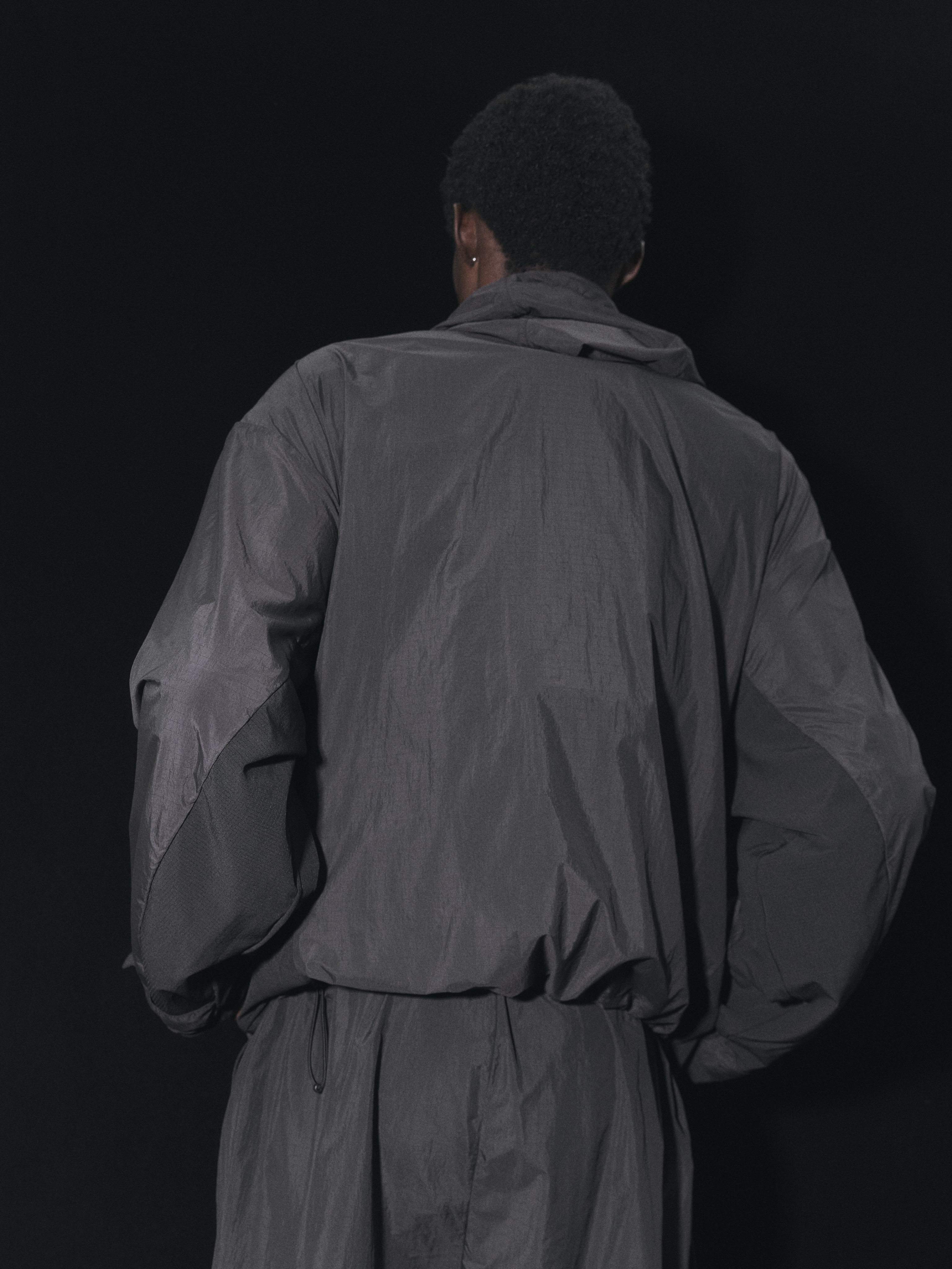 Terrawear Supply Black Hooded Loose Jacket