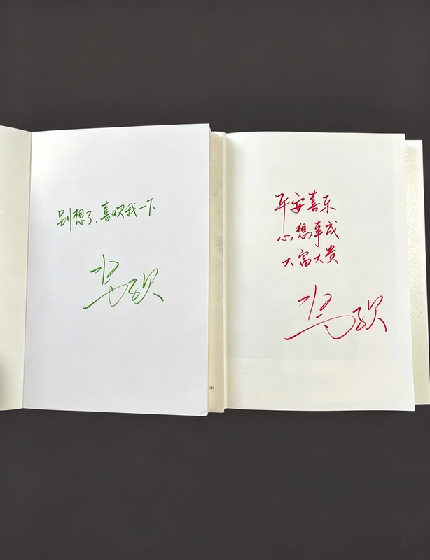 Jiangzi Bei's Autograph on the Special Edition of "Wait for Me after School (Volume 1 & 2)" Is Guaranteed to Be Authentic, and Is a Gift for Collection