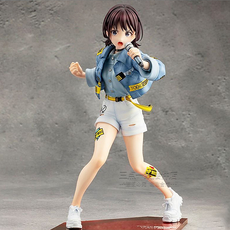 [GW] クライングガールズバンドガールズ 伊織里奈 フィギュア、アニメモデルオーナメントギフト