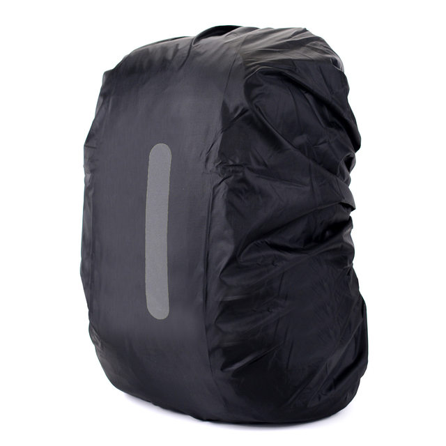 Cross-border popular backpack rain cover outdoor night travel safety reflective rain cover reflective logo school bag waterproof cover