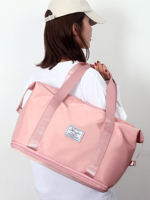 Travel Bag for Women, Short-Distance Portable, Extra-Large Capacity Gym Bag, Lightweight, Suitable for Maternity Leave and Business Trips