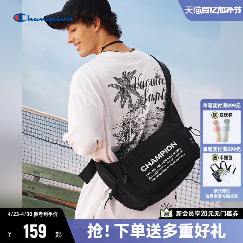 Champion Crossbody Bag for Women, New Spring Model, Simple and Stylish Outdoor Sports Shoulder Bag, Waist Bag for Men