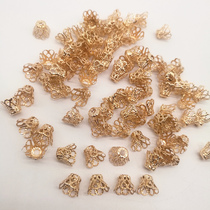 100pcs Jewelry Accessories Beads Caps Medium wine cup Silver