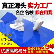 Sticky dust mat removable anti-static blue dust-removing floor mat dust-free laboratory workshop household foot mat 6090