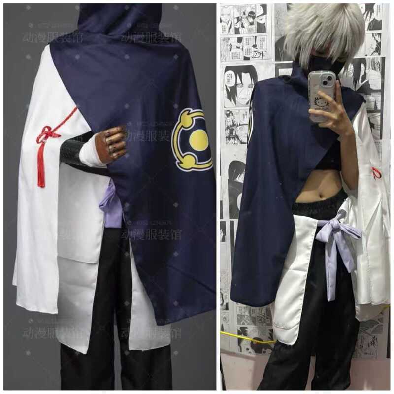 Naruto Shippuden Kakashi Cosplay Costume Naruto Mobile Game Kakashi Cosplay Sword Wig Shoes Full Set Naruto Shippuden Kakashi Cosplay Costume Naruto Mobile Game Kakashi Cosplay Sword Wig Shoes Full Set
