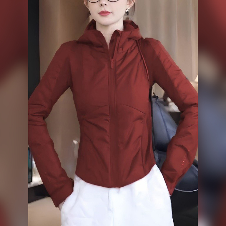 Commuting Style Slim-Fit Quilted Hooded Short Jacket for Women 2026 Early Spring Stylish Zipper Cardigan Versatile Top