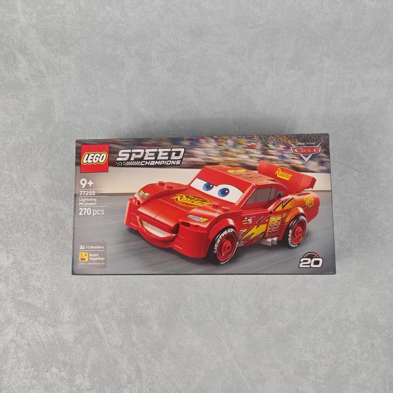 Lego 77255 Lightning Mcqueen Racing Car Series Building Blocks Toy for Boys and Girls