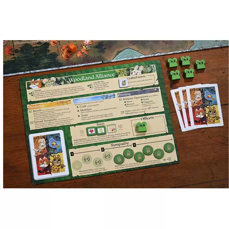 [Leder Games Корневая карта игр Расширение Riverfolk доска ga]